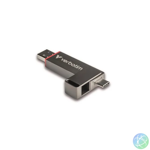 Pendrive, 512GB, USB-A/C 3.2 Gen1, VERBATIM "Dual QuickStick", fekete