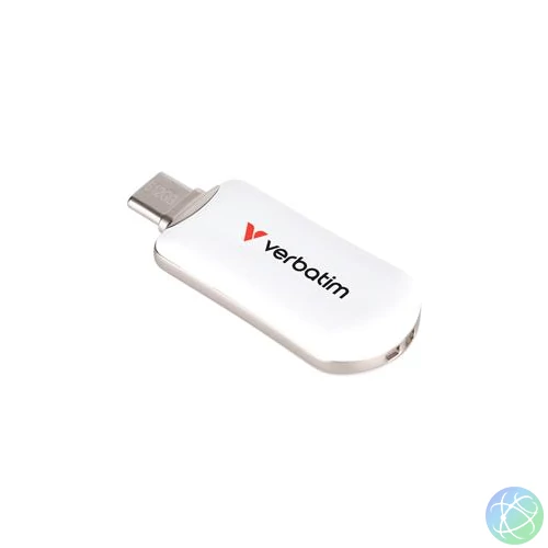Pendrive, 512GB, USB-C 3.2 Gen1, VERBATIM "Plectra", fehér
