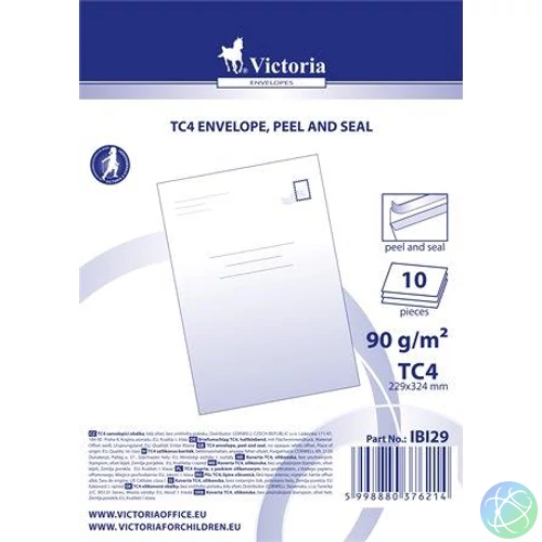 Borítékcsomag, TC4, szilikonos, VICTORIA PAPER