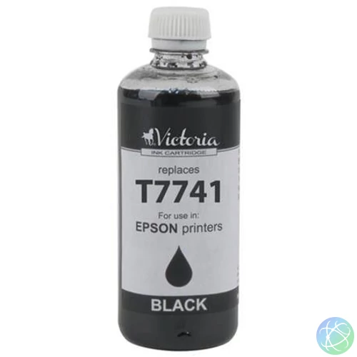 T77414A Tinta Workforce M100, M105 nyomtatókhoz, VICTORIA TECHNOLOGY, fekete, 150ml