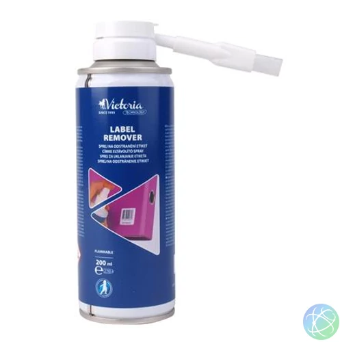 Etikett és címke eltávolító spray, 200 ml, VICTORIA TECHNOLOGY