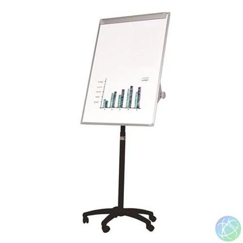 Flipchart tábla, mágneses felület, 70x100 cm, mobil, VICTORIA VISUAL