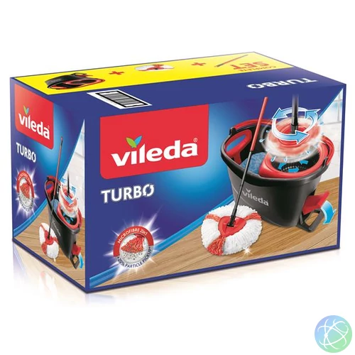 Forgó felmosószett, pedálos, VILEDA "Easy Wring TURBO"
