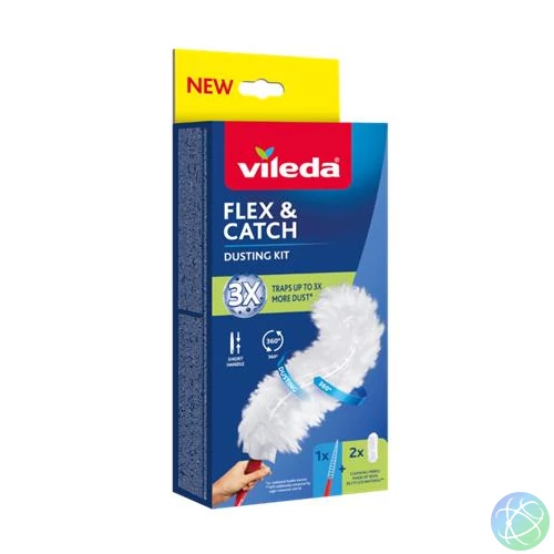 Portörlő szett, rövid nyelű, VILEDA "Flex&Catch"