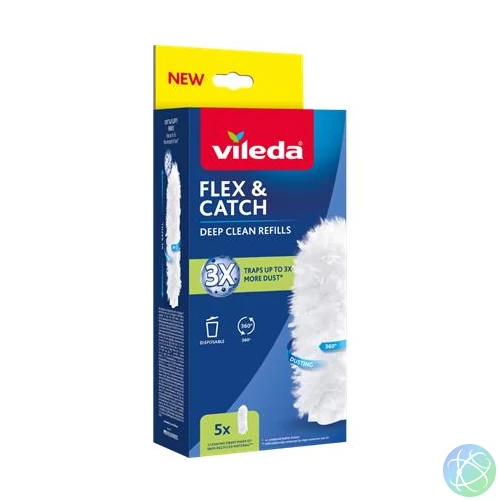 Portörlő utántöltő, 5 db, VILEDA "Flex&Catch"