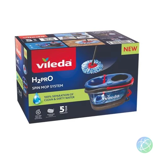 Forgó felmosószett, pedálos, VILEDA "H2PrO"