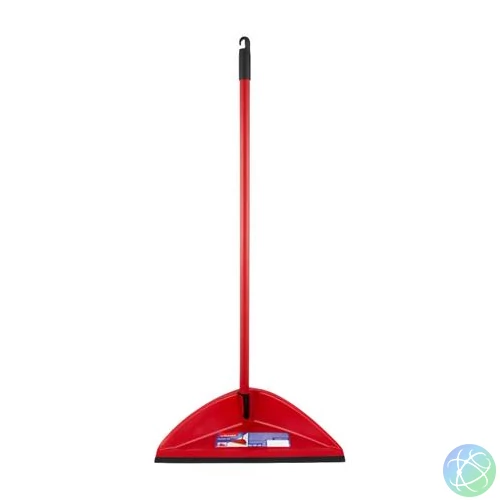 Szemeteslapát, hosszúnyelű, szélesszájú, VILEDA "Flexi", piros