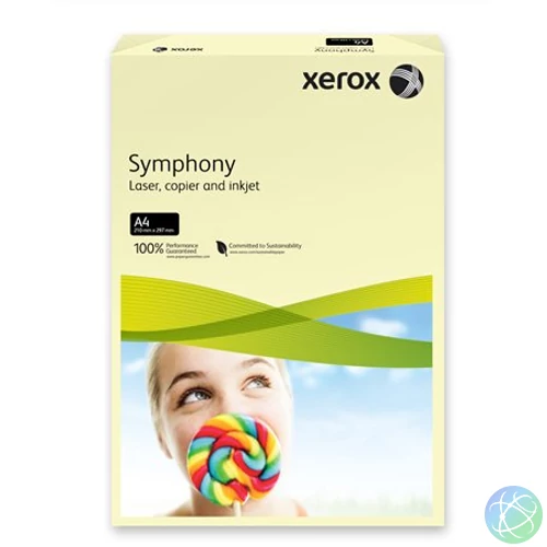 Másolópapír, színes, A4, 80 g, XEROX "Symphony", csontszín (pasztell)