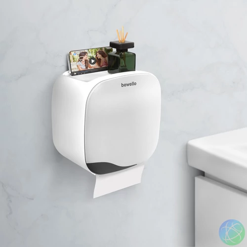 WC-papír tartó szekrény, fehér, 200 x 130 x 205 mm