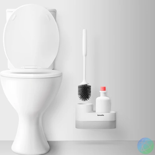 WC kefe szett + tároló, 225 x 100 x 135 mm