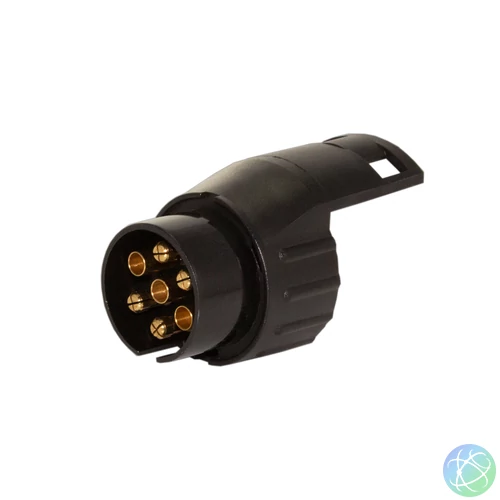 Utánfutó csatlakozó adapter, 7/13 pólusú, 12/24V