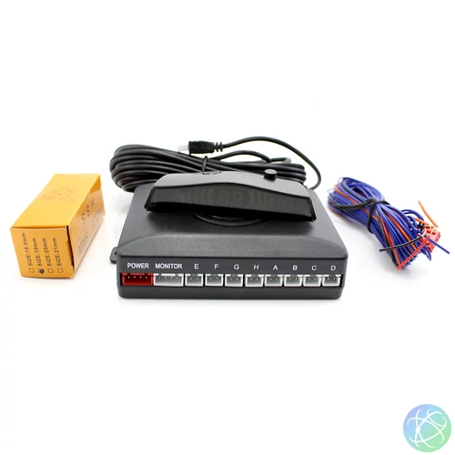 Tolatóradar, 8 érzékelővel