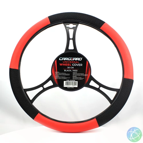 Kormányvédő, 38 cm, HVA003, Piros / Fekete