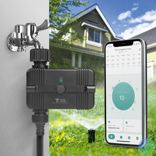 Smart öntözésvezérlő, Wi-Fi, 3/4", max 1700L/h, 4 x AA