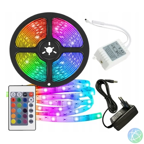 RGB LED szalag - 5 m - 60 LED / m - IP65