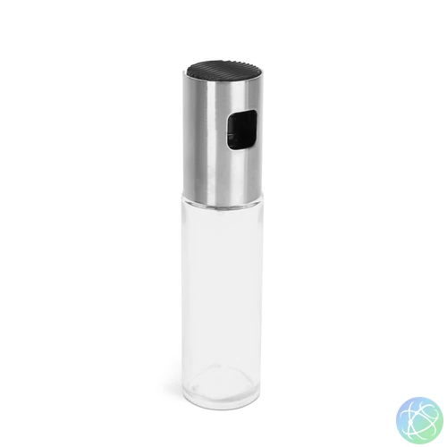 Olaj és ecet permetező spray - rozsdamentes acél, üveg - 100 ml