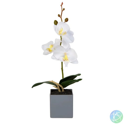 Műnövény dekoráció - orchidea - 3 féle - 29,5 cm