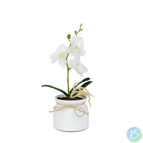 Műnövény dekoráció - orchidea - 3 féle - 32,5 cm
