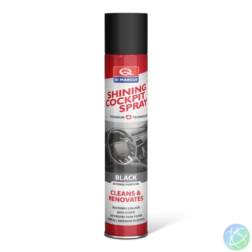 Dr. Marcus TITANIUM - műszerfalápoló / tisztító spray - fekete - 750 ml