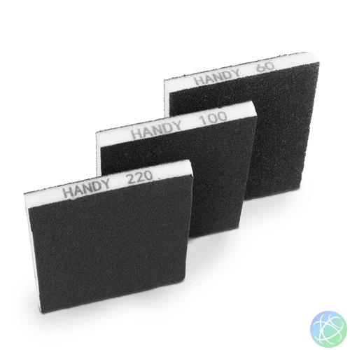 Csiszolószivacs szett, 125 x 100 x 12 mm, 3 db / csomag