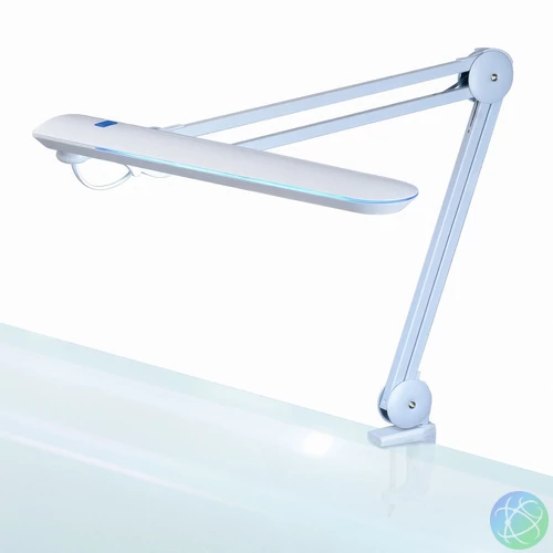 Asztali LED lámpa - dimmerelhető - fém - fehér