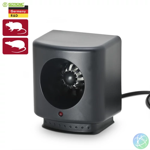 Ultrahangos rágcsálóriasztó, 230V, 50 m2