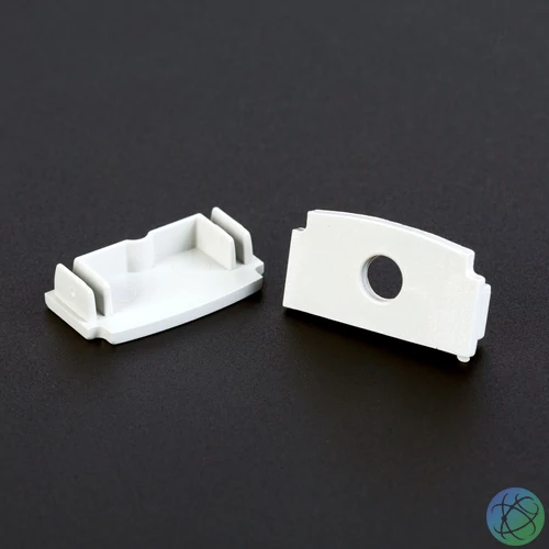 LED aluminium profil végzáró (41025höz) - 2 db - fehér