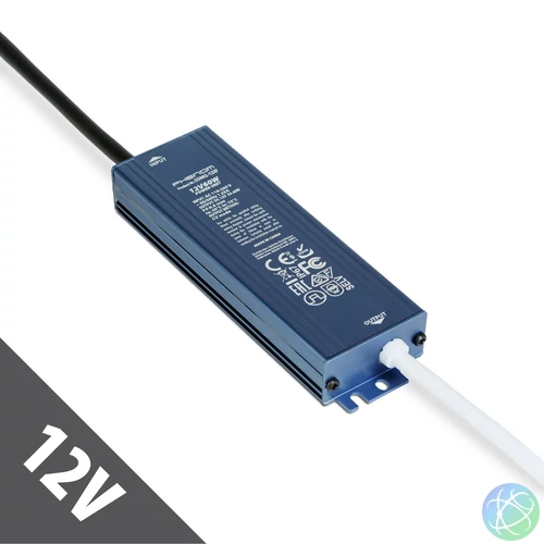 Hálózati stabilizált tápegység - 12V DC - 60W, 5A - IP67
