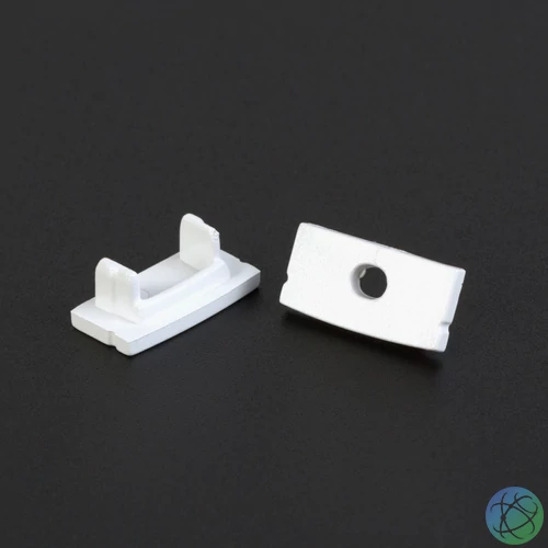 LED aluminium profil végzáró (41010hez) - 2 db - fehér