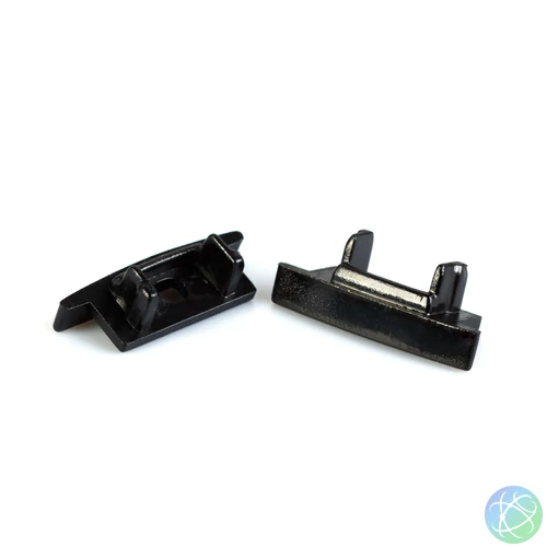 LED aluminium profil végzáró (41011hez) - 2 db - fekete