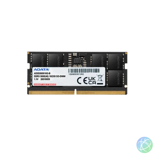 ADATA Memória Desktop - 16GB DDR5 (5600MHz, CL46, 1.1V) SO-DIMM