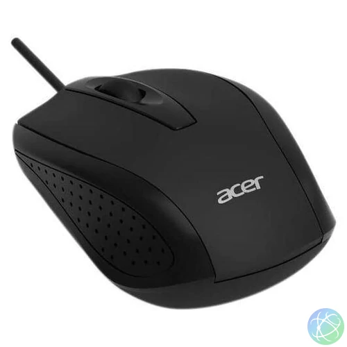 Acer vezetékes USB optikai egér, fekete (bulk csomag)