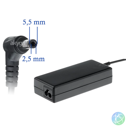 Akyga 19V / 3.95A 75W Toshiba töltő adapter - AK-ND-02