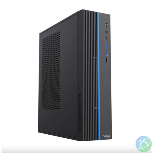Akyga AK-302-01BL SFF Számítógépház Mini ITX