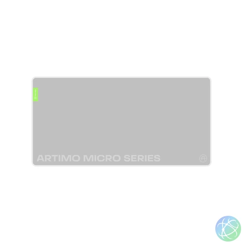 Artimo Desk Mat Micro Series (80x40cm) Mikroszálas textil egérpad Világos szürke