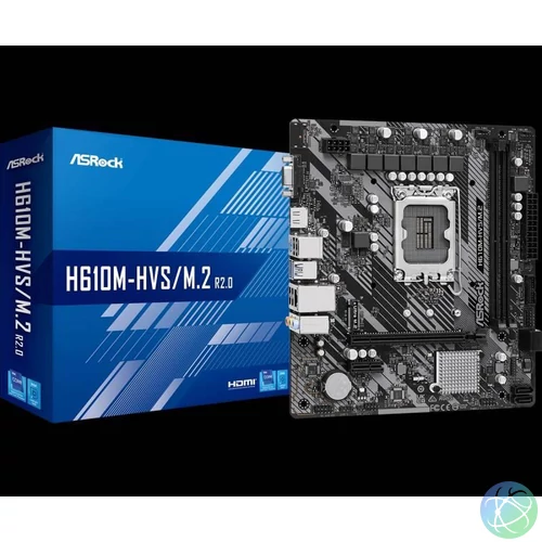 ASRock LGA1700 H610M-HVS/M.2 R2.0 alaplap