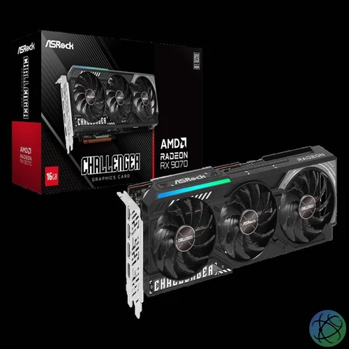 ASRock AMD RX9070 CL 16G videokártya