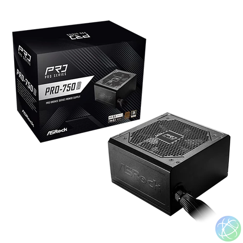ASRock PRO-750B 850W 80 PLUS BRONZE tápegység