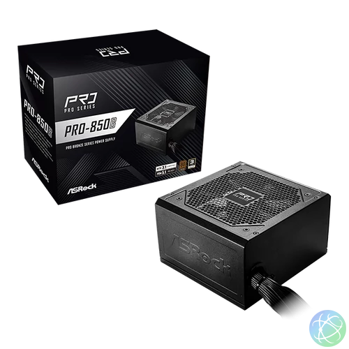 ASRock PRO-850B 850W 80 PLUS BRONZE tápegység