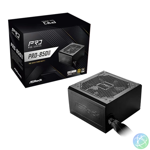 ASRock PRO-850G 850W 80 PLUS GOLD tápegység
