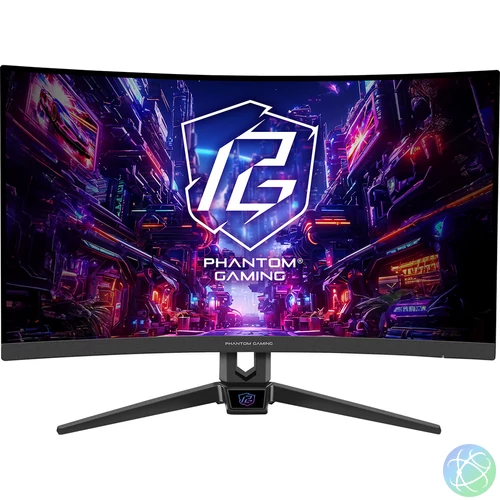 ASRock PG27FRS1A 27" FHD 280Hz ívelt Monitor