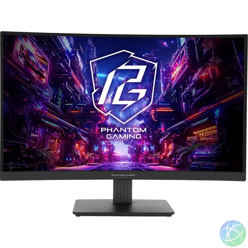 ASRock PG27QRT1B 27" QHD 180Hz ívelt Monitor