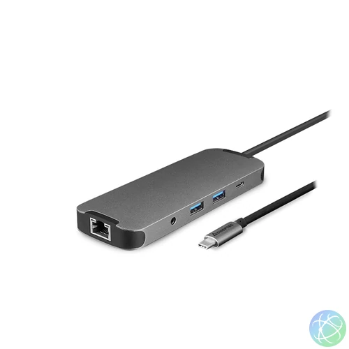 Chieftec 9 az 1-ben USB-C dokkolóállomás PD 80W