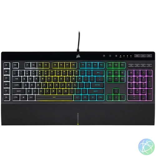 CORSAIR K55 RGB PRO Gamer billentyűzet, fekete