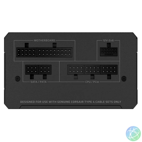 Corsair RM750e (2025) 750W Cybenetics Gold ATX 3.1 tápegység, fekete