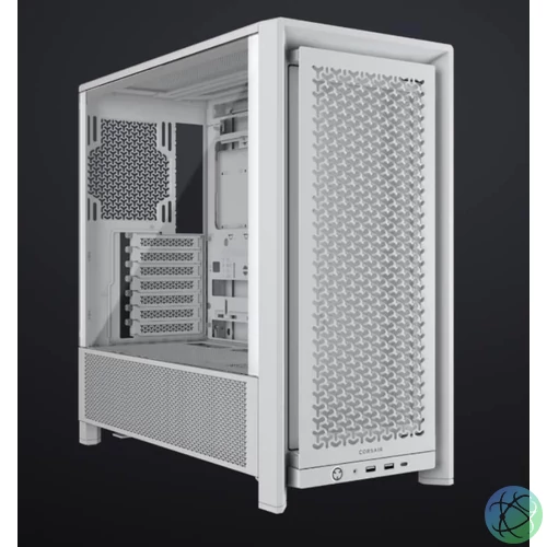 CORSAIR FRAME 4000D számítógépház Mid-Tower, fehér(CC-90112901-WW)