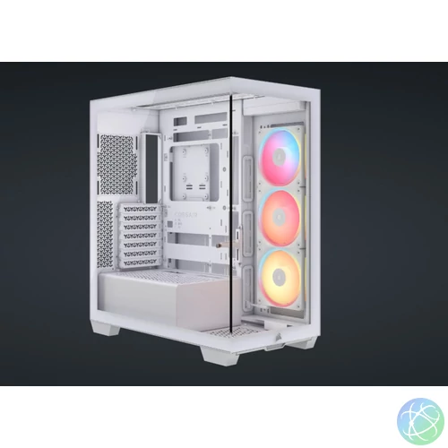 3500X LXR LINK Tempered Glass Mid-Tower, White