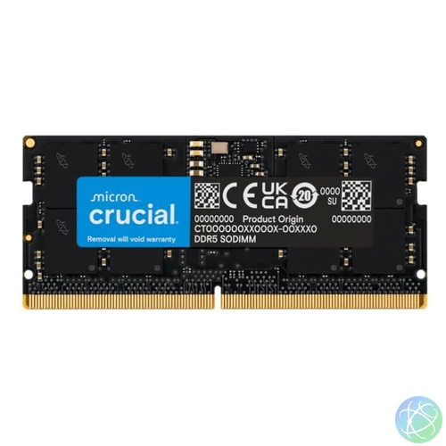 CRUCIAL 32GB Notebook DDR5 4800MHz CL40 (CT32G48C40S5)