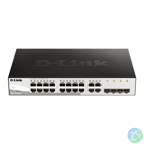 D-Link 16 10/100/1000 Base-T port with 4 x 1000Base-T /SFP ports