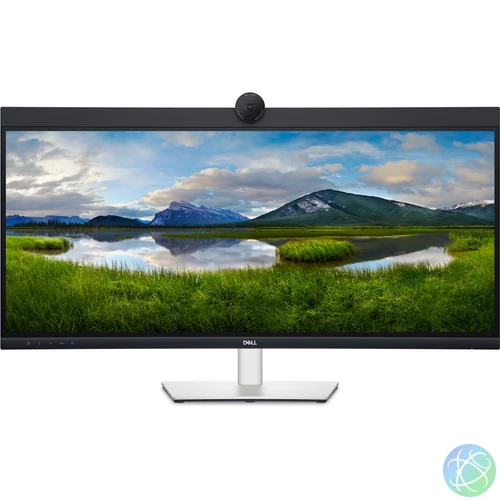 Dell P3424WEB 34" Curved LED Video konferencia monitor HDMI,DP,USB-C (3440x1440)